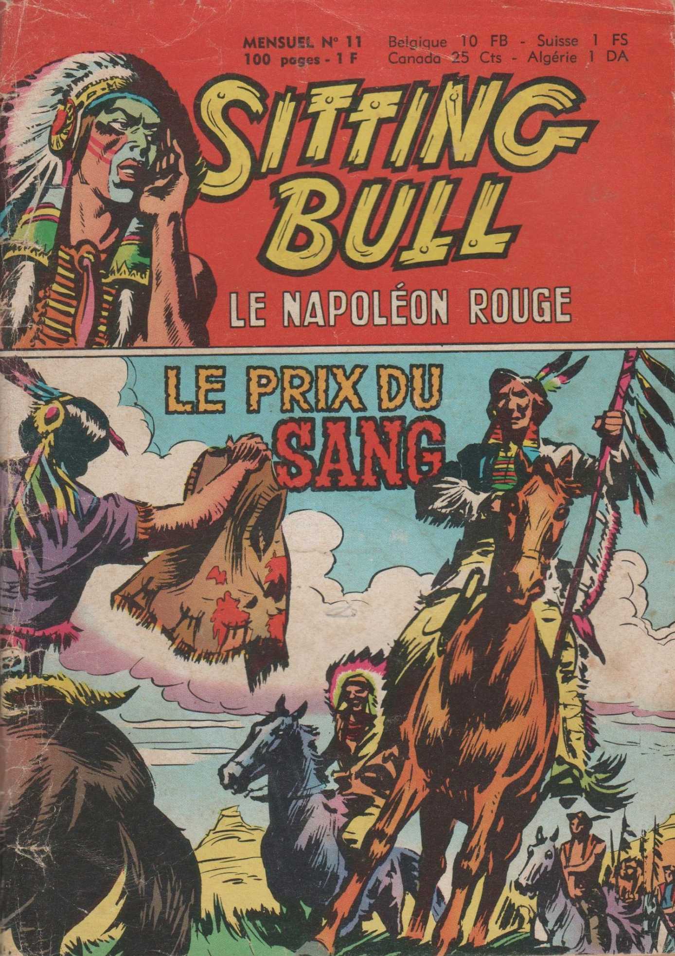 Scan de la Couverture Sitting Bull Le Napolon Rouge n 11